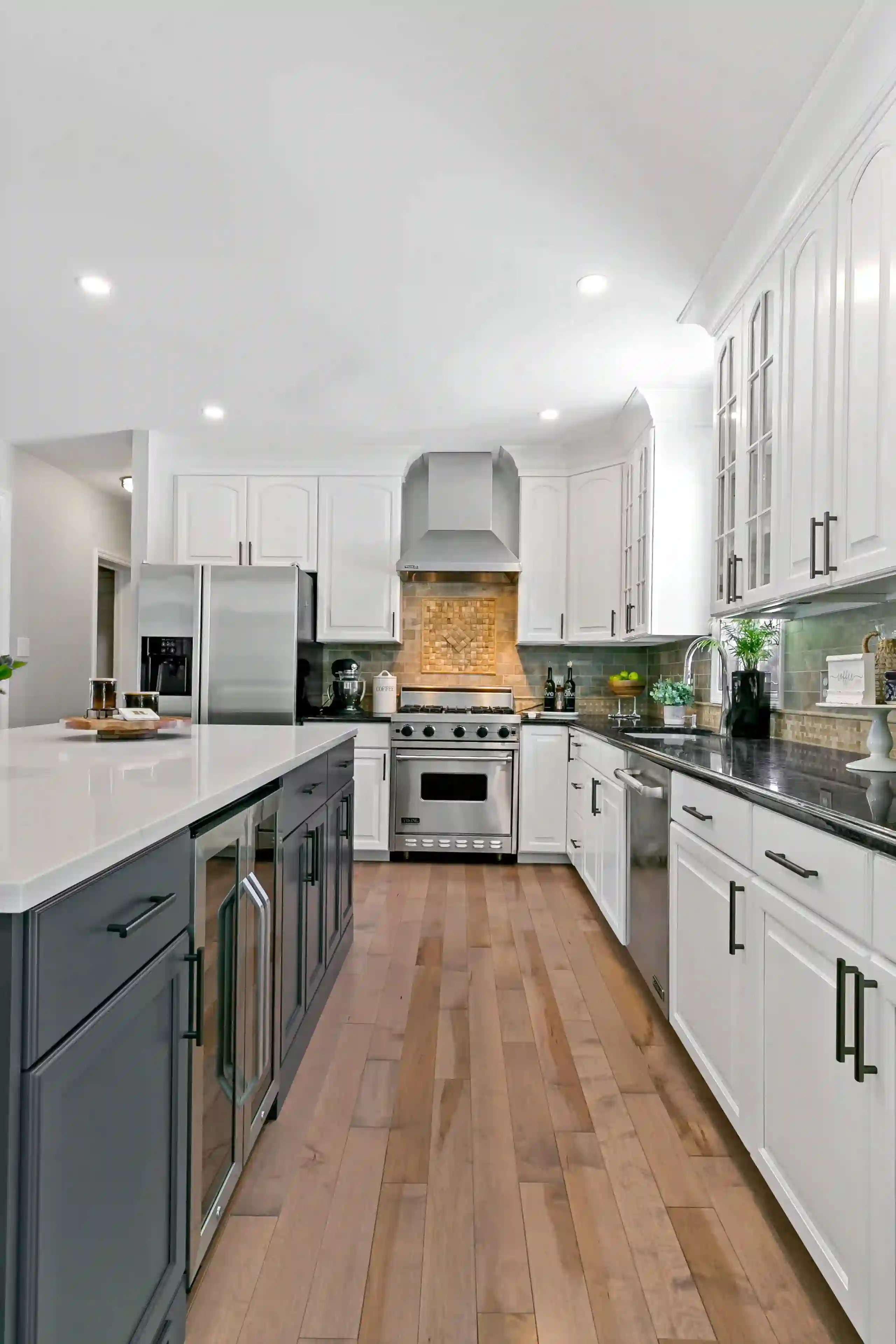 white kitchen interior