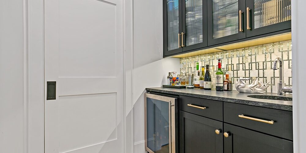 built-in home bar cabinets
