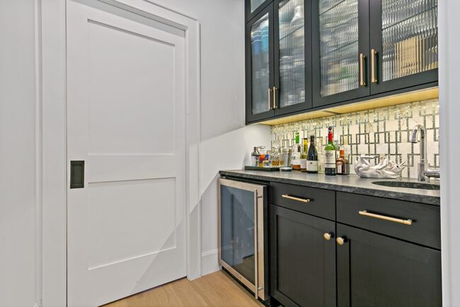 built-in home bar cabinets