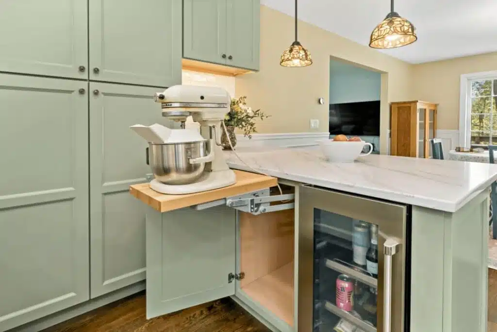 kitchen work triangle setup