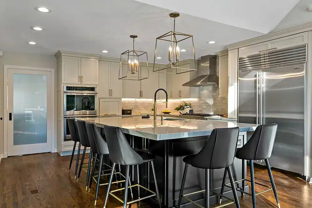 u shaped kitchen design layout